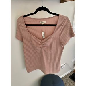 NEW YEAR SALE! NWT! Never worn! Madewell ribbed tee.
